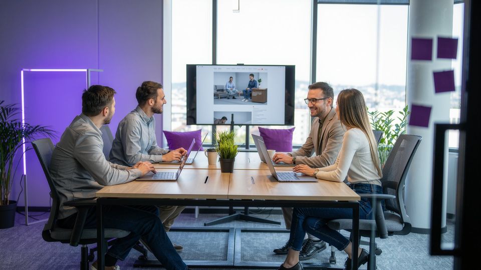L’équipe Propulse Agency en réunion